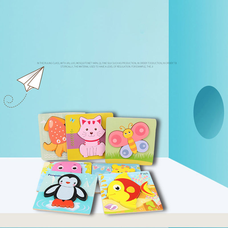 Baby Geometric and Animal Shape Puzzle