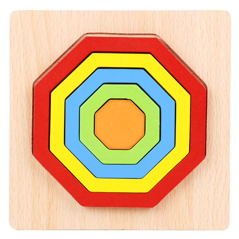 Baby Geometric and Animal Shape Puzzle