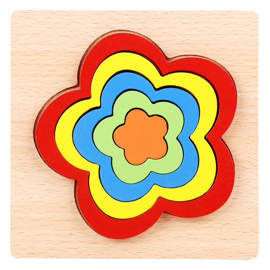 Baby Geometric and Animal Shape Puzzle