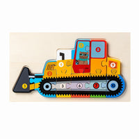 Wooden Transportation Puzzles Toys