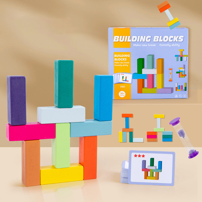 DIY 3D Number Matching Building Blocks