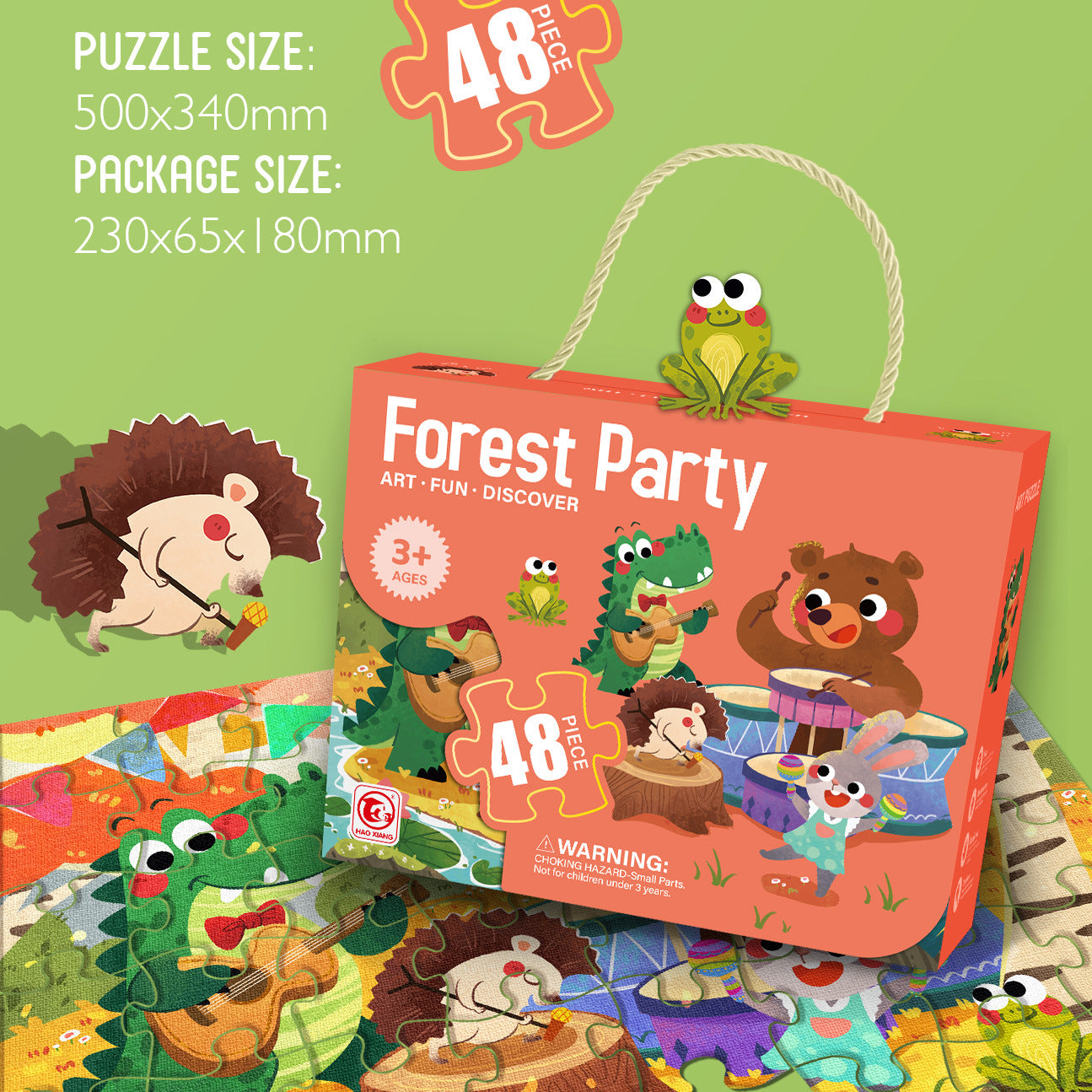 Educational 3D Jigsaw Puzzles